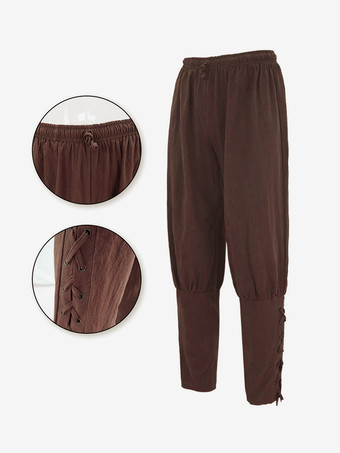 男性用バーガンディ ヴィンテージ レトロ ポリエステル レトロコスチューム