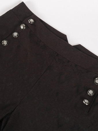 男性用ブラック ヴィンテージ レトロ ポリエステル レトロコスチューム