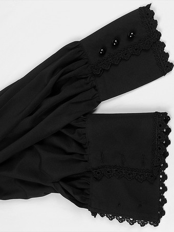 ブラック ヴィンテージ セット レトロ 長袖 ポリエステル ポリエステル繊維 パンツ レトロ コスチューム 男性用