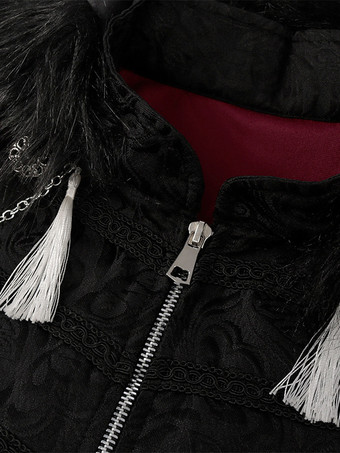 男性用レッド ヴィンテージ レトロ ポリエステル レトロコスチューム バーガンディ