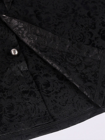 ブラック ヴィンテージ セット レトロ 長袖 ポリエステル ポリエステル繊維 パンツ レトロ コスチューム 男性用