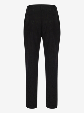 ブラック ヴィンテージ セット レトロ 長袖 ポリエステル ポリエステル繊維 パンツ レトロ コスチューム 男性用