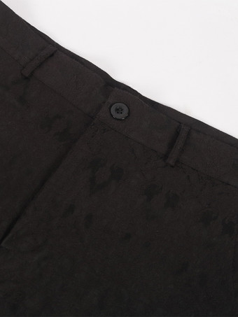 ブラック ヴィンテージ セット レトロ 長袖 ポリエステル ポリエステル繊維 パンツ レトロ コスチューム 男性用