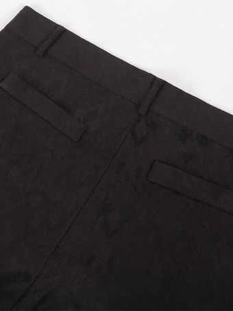 ブラック ヴィンテージ セット レトロ 長袖 ポリエステル ポリエステル繊維 パンツ レトロ コスチューム 男性用