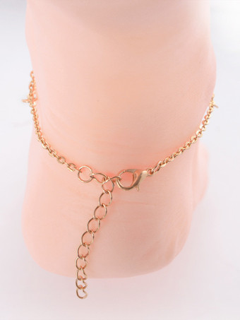 アンクレット ラインストーン チェーン ビキニ ビーチ 夏 アンクルチェーン