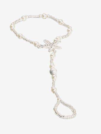 アンクレット ヒトデ パール ロマンチック ビキニ ビーチ 夏 アンクルチェーン