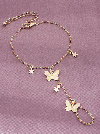 ブレスレット バタフライ スター クラシック ロマンチック テイル ブレスレット