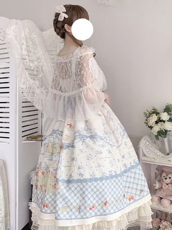 スウィートロリータドレス ノースリーブ スウィート おとぎ話風ロリータドレス