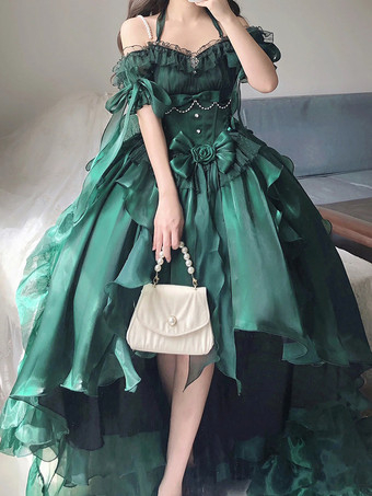 スイートロリータドレス 半袖ロリータドレス