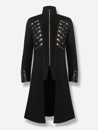 黒 ビンテージ ウエスタン ジャカード 長袖 ポリエステル 服 男性用 レトロ コスチューム