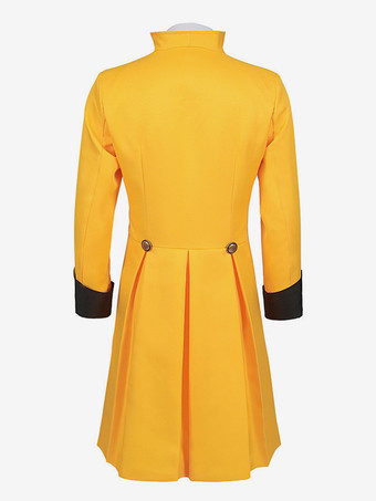 オレンジ ヴィンテージ セット ウエスタン 長袖 ポリエステル ポリエステル繊維 ベスト レトロ コスチューム 男性用