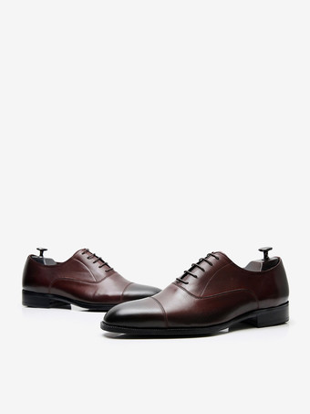 メンズ ドレスシューズ モンクストラップ 牛革 大人用 レースアップ プロム ホームカミング ウェディングシューズ イースターギフト用