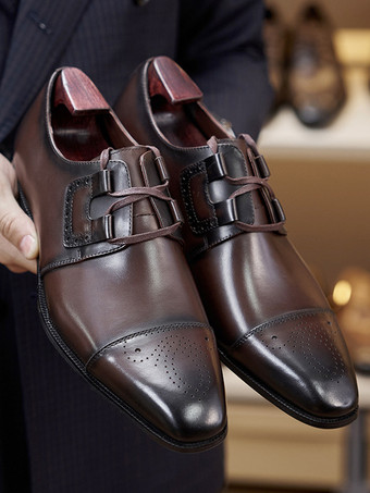 ラウンドトゥ PUレザー メンズ ローファー プロム ホームカミング ウェディングシューズ