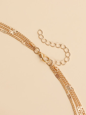 ボディチェーン ヒトデ レイヤードペンダント シックなレッグチェーン