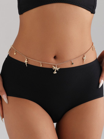 ゴールド ボディチェーン アングルスター ミステリアス シック ウエストチェーン