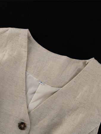 コットンリネンパンツセット ノースリーブ 通気性 吸湿性 2ピース コーデセット レディース 2025