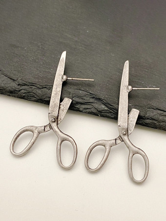 イヤリング はさみ 個性 パンク ヴィンテージ イヤリング