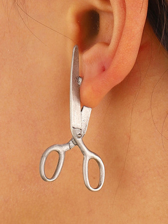 イヤリング はさみ 個性 パンク ヴィンテージ イヤリング