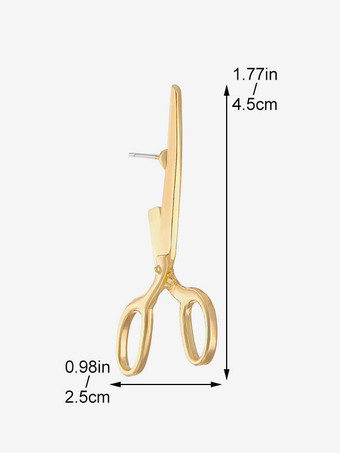イヤリング はさみ 個性 パンク ヴィンテージ イヤリング