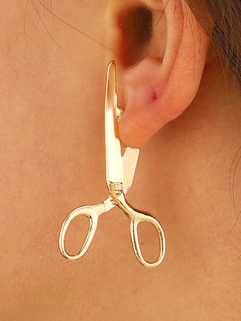 イヤリング はさみ 個性 パンク ヴィンテージ イヤリング