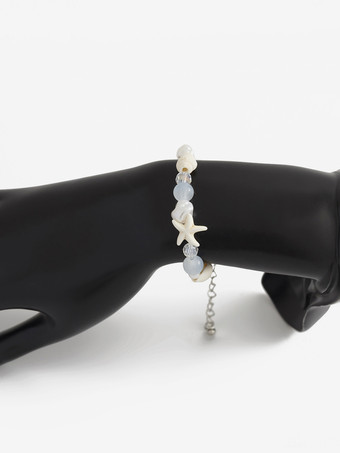 ブレスレット パール タカラガイ シェル ビーチ サマー シック ブレスレット