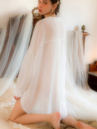 ローブ シフォン オーバーサイズ ランジェリー