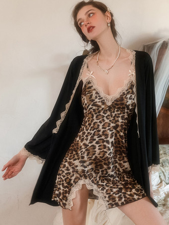 ブラック ローブ チュール レース シアー ランジェリー