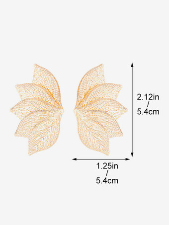 イヤリング 葉 ナチュラル ミニマリスト シック イヤリング