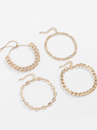 アンクレット ラインストーン レイヤード ビーチ カジュアル アンクル ブレスレット