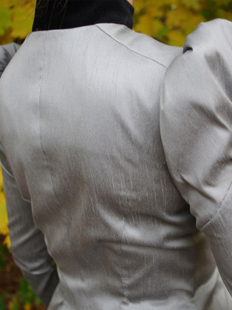 ライトグレー レトロ チューダー ドレス コスチューム レディース マリーアントワネット コスチューム レース ポリエステル セット スカート トップ レトロ ヴィンテージ クロージング