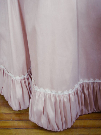 シャンパンレトロコスチュームレディースレースフリルポリエステルドレスマリーアントワネットコスチュームウエスタン18世紀コスチューム