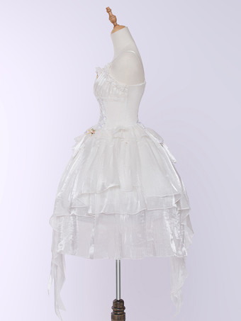 Vestido dulce de lolita Jersey sin mangas Vestido dulce de lolita