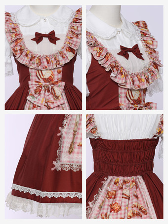 Sweet Lolita Dress Polyester Sleeveless Sweet Lolita Dress