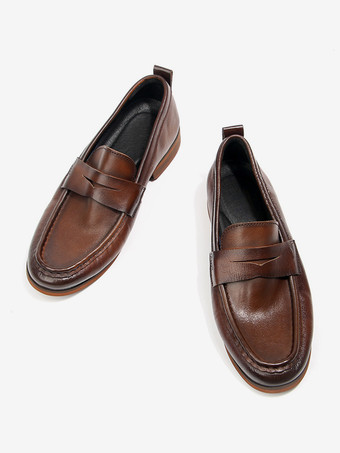 メンズ ペニーローファー スリッポン プロム ウェディングシューズ