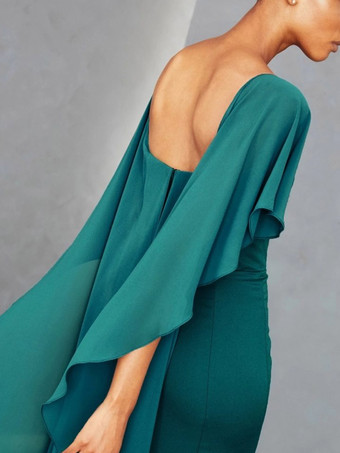 花嫁の母親のためのパーティードレス ストラップレス ノースリーブ マーメイド フロアレングス ウェディングゲストドレス