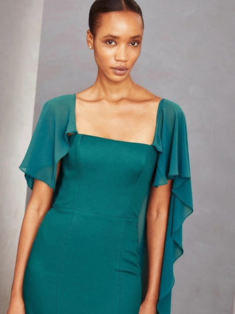 花嫁の母親のためのパーティードレス ストラップレス ノースリーブ マーメイド フロアレングス ウェディングゲストドレス