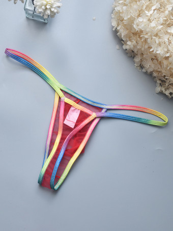 シースルー ストリング 男性用 セクシー パンティー ポーチ ひも メンズ ブリーフ ランジェリー