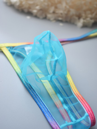 シースルー ストリング 男性用 セクシー パンティー ポーチ ひも メンズ ブリーフ ランジェリー