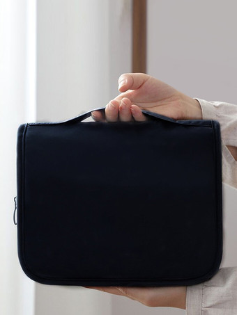 ブラック メイクアップバッグ 旅行用オーガナイザー ガーメントバッグ 収納スーツケース