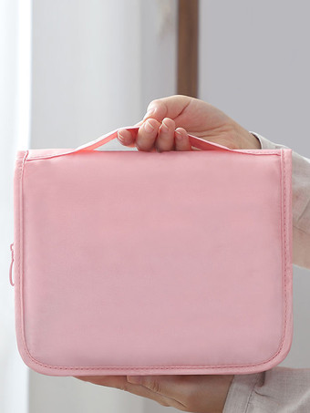 ピンクメイクアップバッグ 旅行用オーガナイザー ガーメントバッグ 収納スーツケース