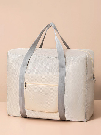 アイボリー 旅行用オーガナイザーバッグ 衣類収納 スーツケース ハンドバッグ