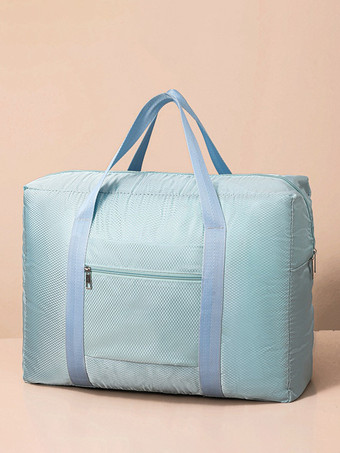 ライトスカイブルー旅行用オーガナイザーバッグ 衣類収納 スーツケース ハンドバッグ