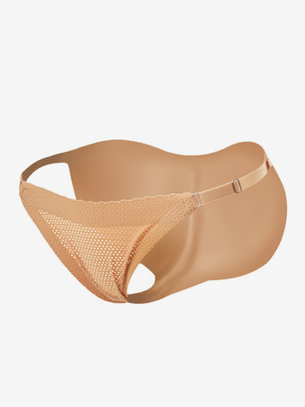 肌色ランジェリー シェイプウェア ヌード パッド入り パンティー ヒップアップ 下着