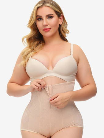 肌色プラスサイズ ランジェリー シェイプウェア ヒップリフター ハイウエスト トレーナー ボディシェイパー