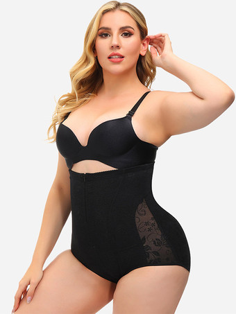 プラスサイズ ランジェリー シェイプウェア ヒップリフター ハイウエスト トレーナー ボディシェイパー