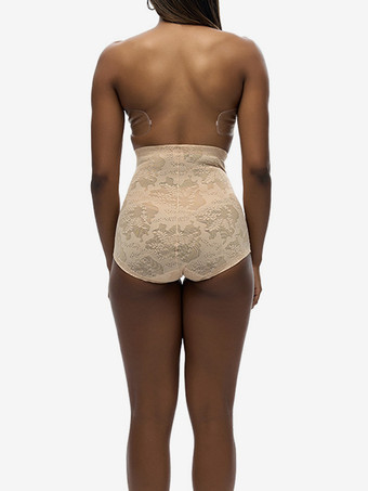 お腹をコントロールする圧縮ハイウエストレースシェイプウェアショーツトレーナー太ももスリマー