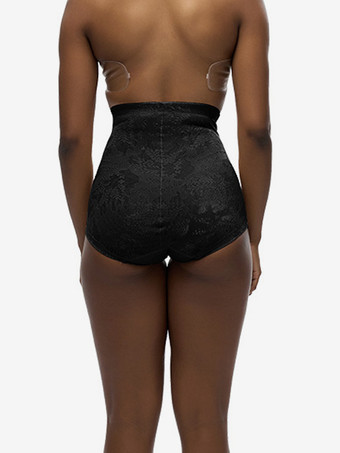 お腹をコントロールする圧縮ハイウエストレースシェイプウェアショーツトレーナー太ももスリマー