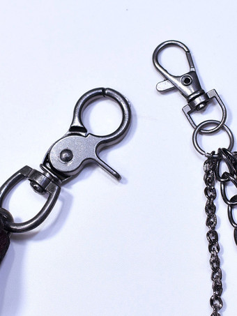 ゴシックロリータアクセサリー ブラックグロメットチェーンサッシュその他