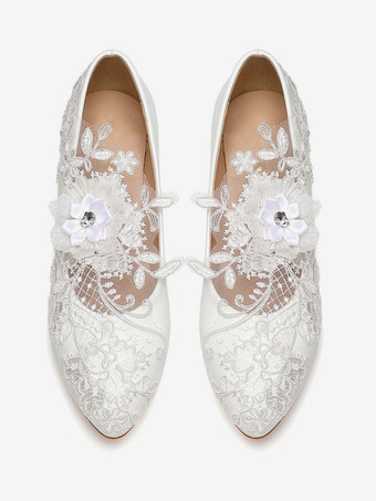 ブライダルシューズ ブライダルフラット PUレザー ラウンドトゥ