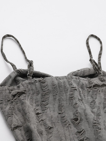 ゴシックロリータドレス プリーツ グレー グレー